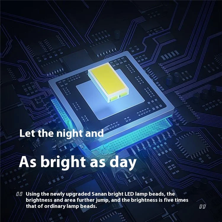 200W Holofote LED de alta luminosidade para parque e pátio, à prova d'água IP66 - Luz branca
