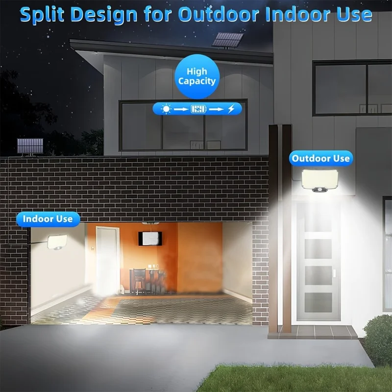 TY01003 Solar Wall Light 234 LED Outdoor Motion Sensor Security Lamp for Yard Pathway Garage