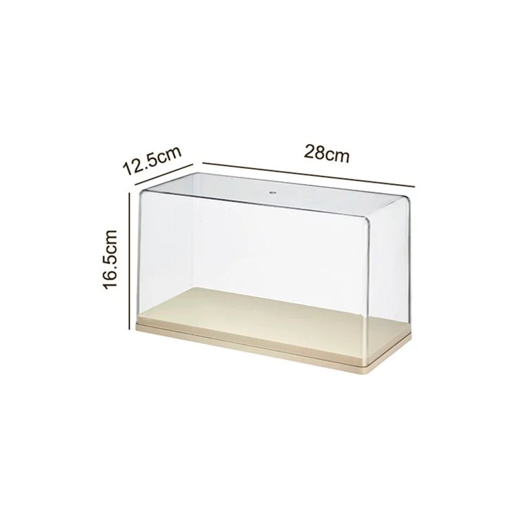 Espositore Scatola Cieca Trasparente per Collezione Figure con Custodia Protettiva Antipolvere in PET + PS, Taglia S