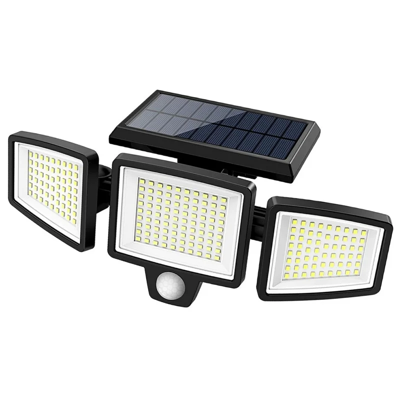TY-YJ002A 210 LED Solar Wall Light IP65 Waterproof Motion Sensor Security Lighting for Yard / Patio / Garage