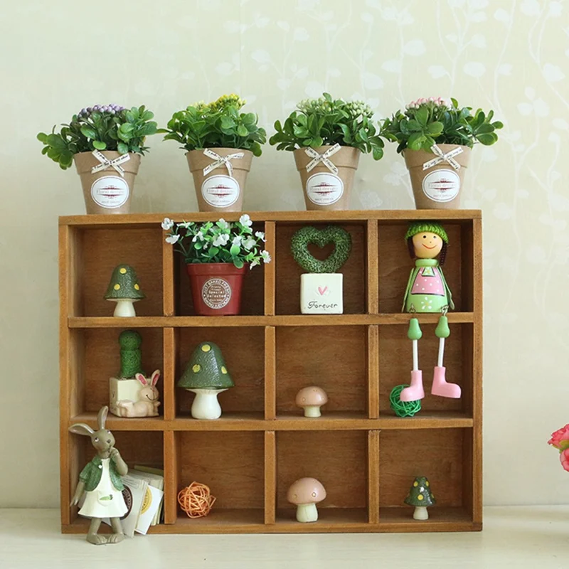 Artificial Flower Small Bonsai Plastic Fake Plant Floral Decoration Desktop Ornament - Pink
