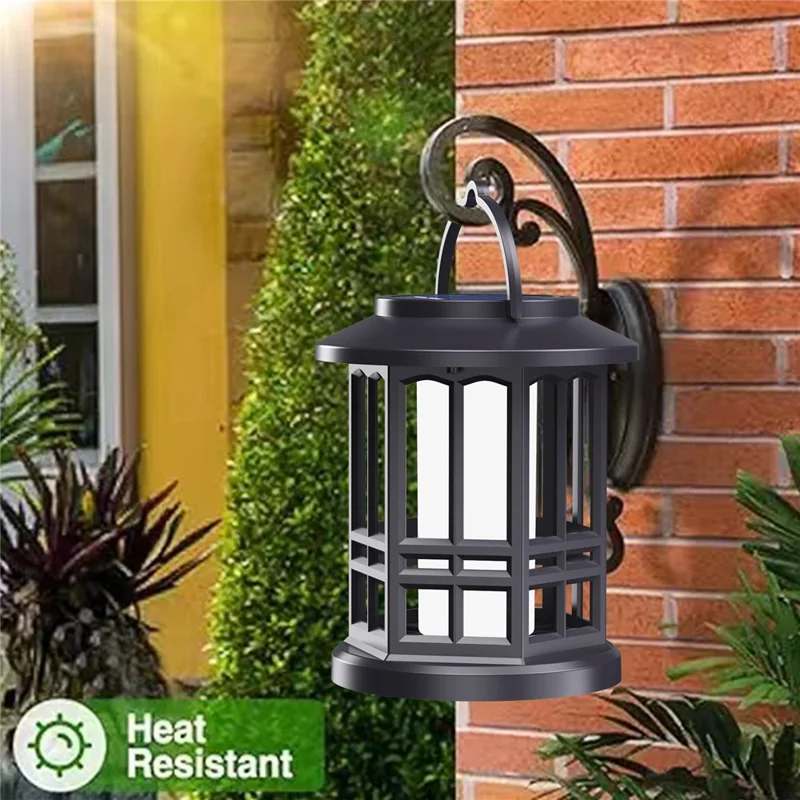 YY-91008C Solarleuchten IP65 Outdoor Flackernde Flamme Hängende Laternen für Terrasse Garten Dekorativ