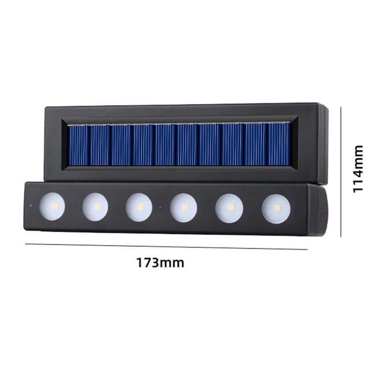 Solar Powered Wall Light Portable Foldable Path Lamp for Outdoor Patio Garden Landscape Lighting - White Light