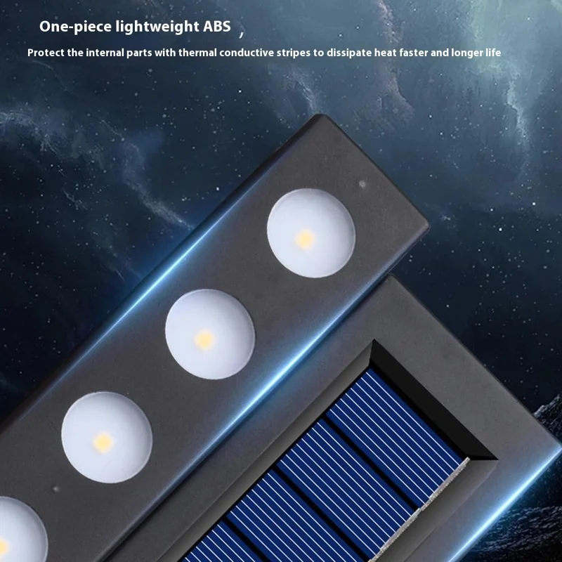 Solar Powered Wall Light Portable Foldable Path Lamp for Outdoor Patio Garden Landscape Lighting - White Light