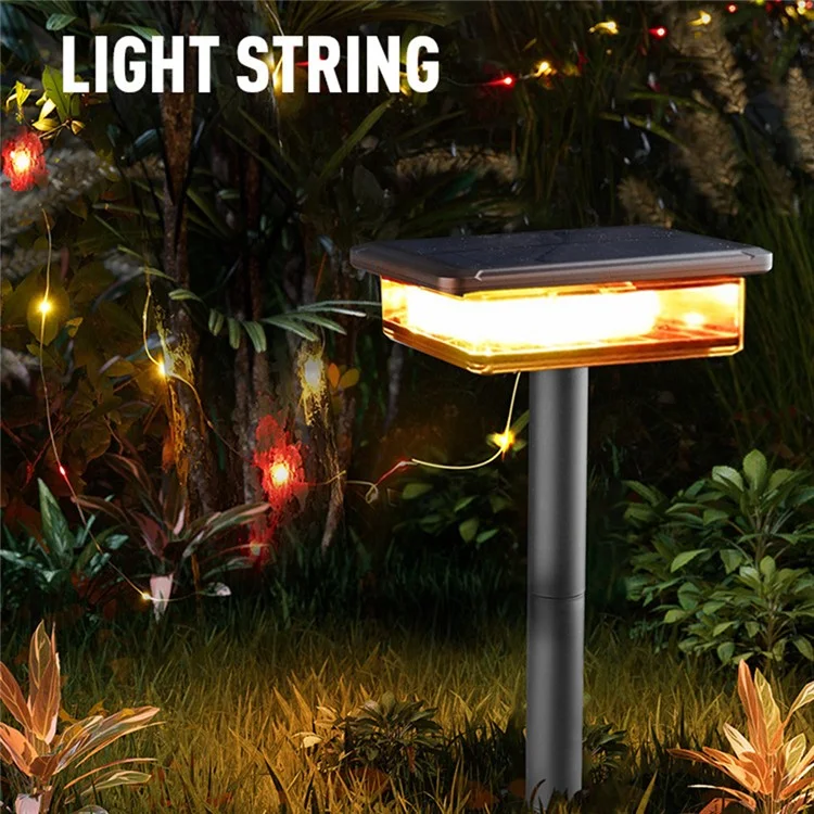 2332 8m 80 LED Stringa di Luci Solari da Giardino Impermeabile per Patio, Cortile e Giardino