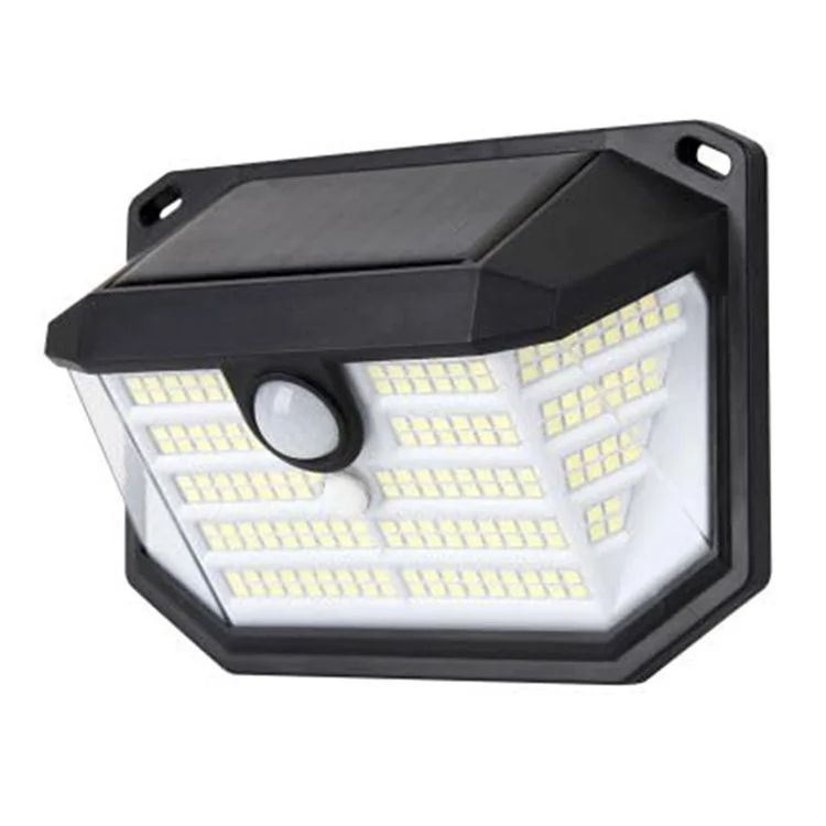 HSG-T24-230LED 3 Modes Motion Sensor Wall Light Waterproof Solar Powered Outdoor Yard Lamp