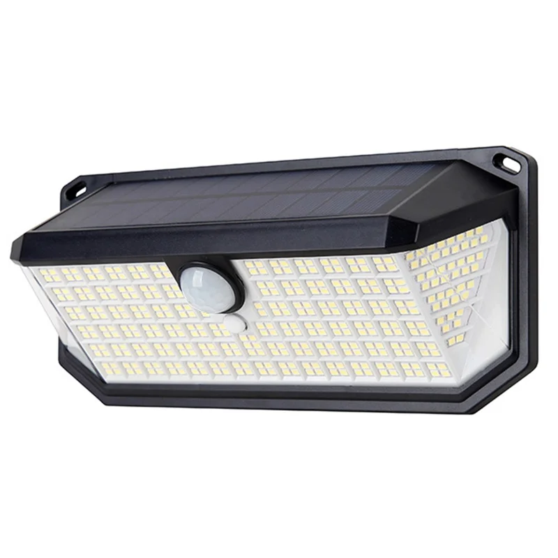 HSG-T24L-416LED 3 Modes Motion Sensor Wall Light Waterproof Solar Powered Outdoor Yard Lamp