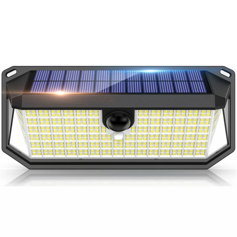 HSG-T24L-416LED 3 Modes Motion Sensor Wall Light Waterproof Solar Powered Outdoor Yard Lamp
