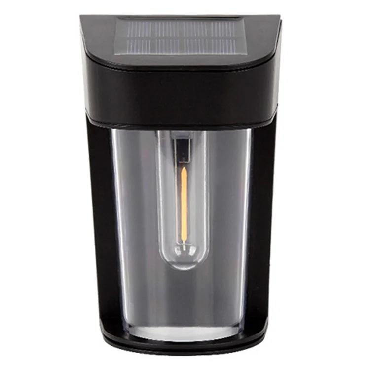 HSG-1811 Solar Wall Light IP44 Waterproof Outdoor COB Fence Lamp for Garden Patio Yard - 1811B