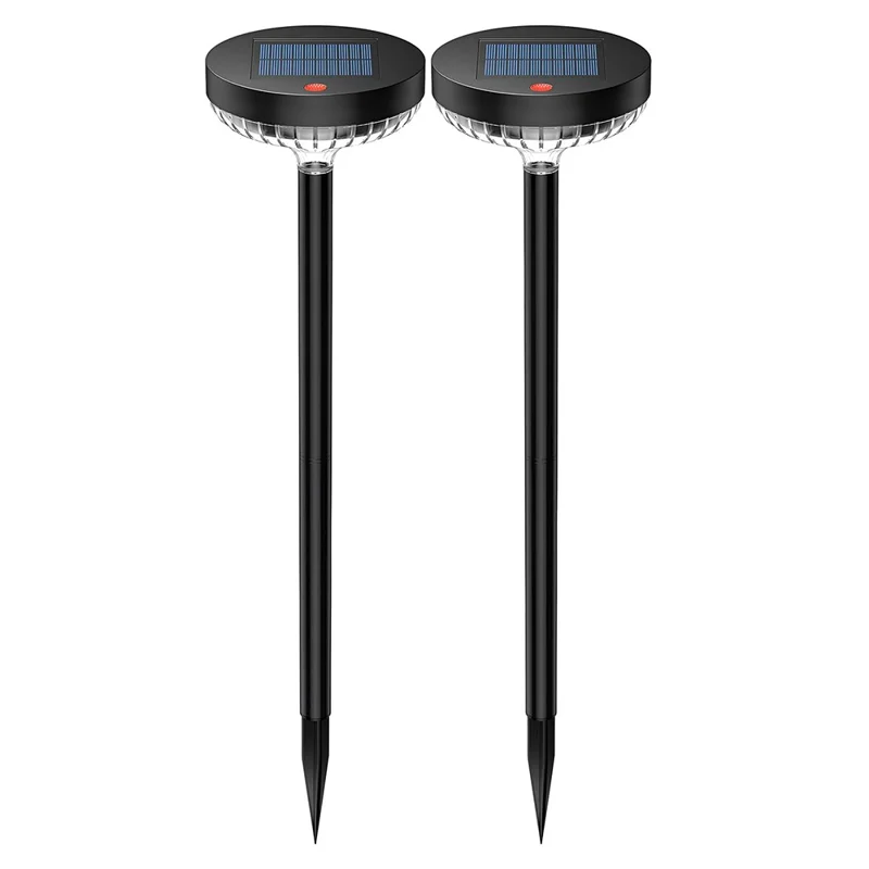 HSG-1819 2Pcs Waterproof Solar Lawn Lamps Outdoor Garden Landscape Stake Lights for Yard / Patio