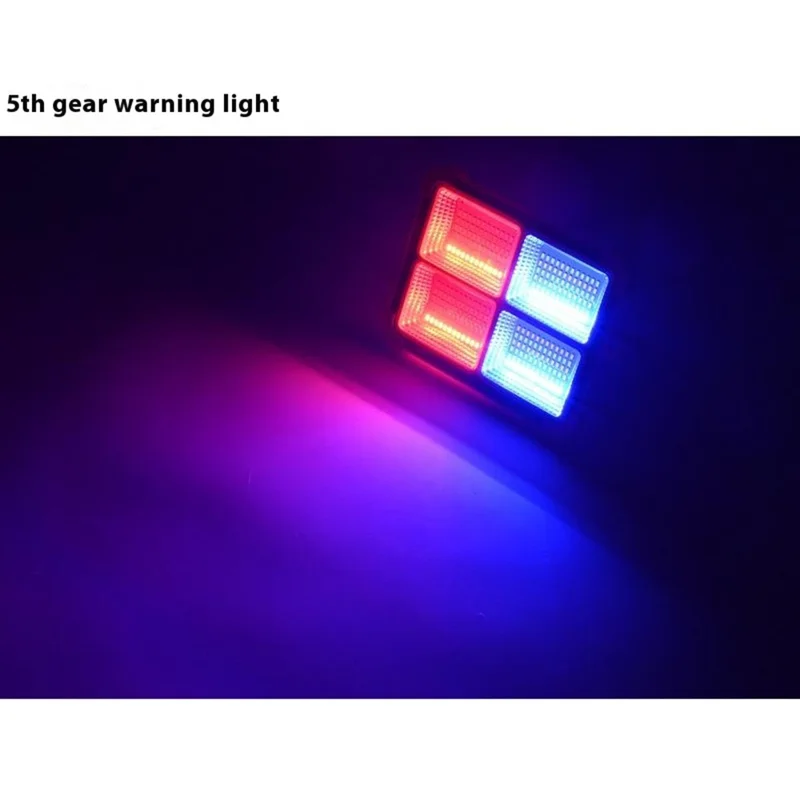 Large 4 Grid 4800W Solar 2835 LED Light Outdoor Camping Rechargeable Floodlight Super Bright Emergency Lamp