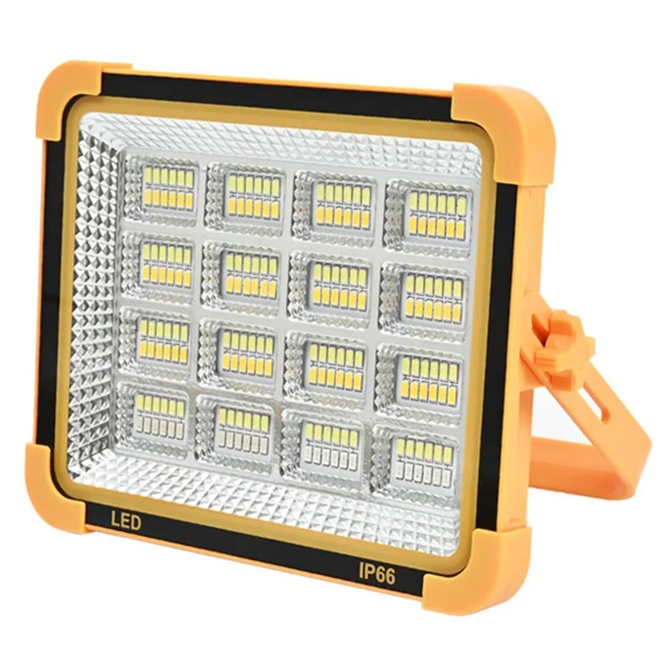 Grande Luce LED Solare 16 Griglie da 7000W per Esterno - Lampada da Campeggio Ricaricabile, Faro Super Luminoso per Emergenze