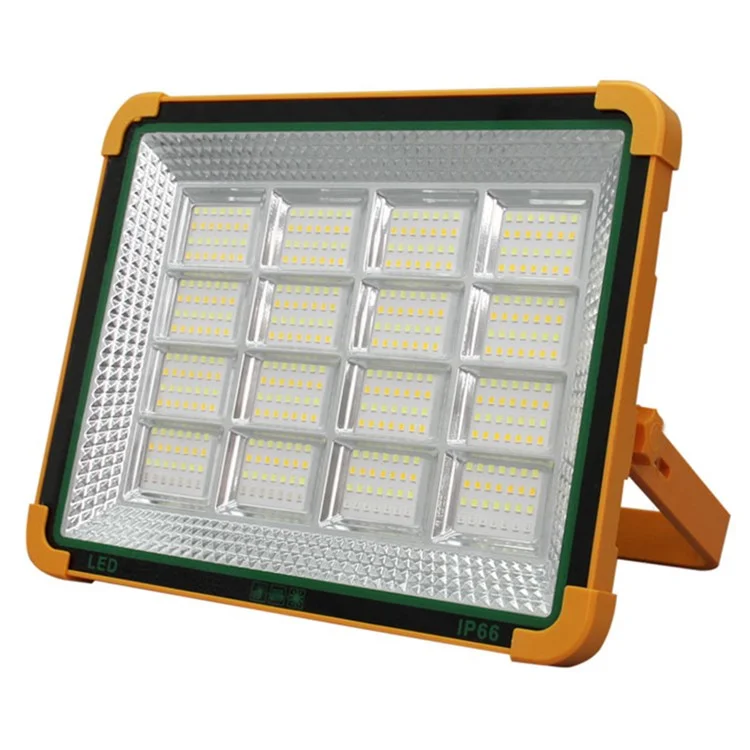 Lampada di emergenza super luminosa ricaricabile da campeggio all'aperto con luce LED solare da 16 griglie extra large da 9000W