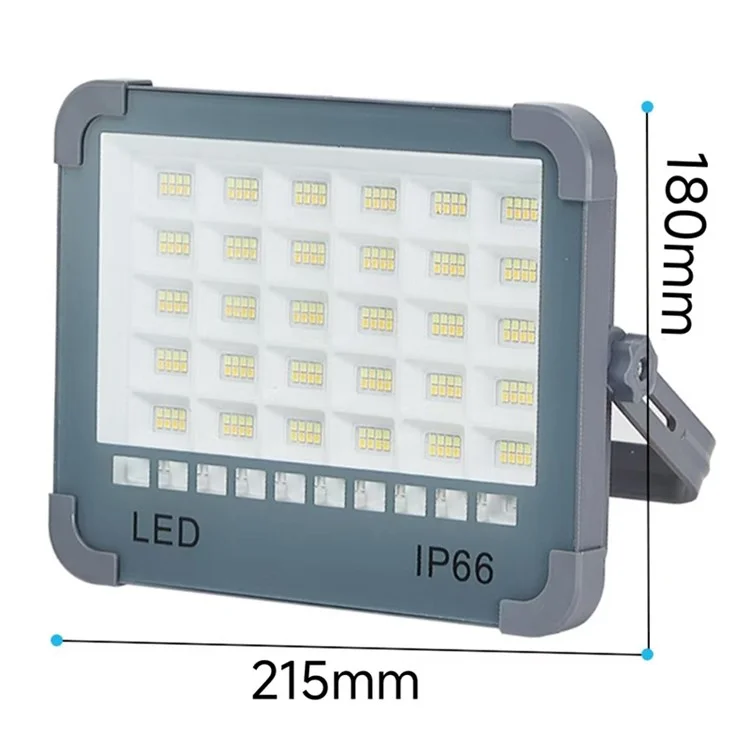 Luz de Inundación Solar Portátil de 260 LED 6000W, Recargable, Lámpara de Emergencia Súper Brillante para Camping al Aire Libre