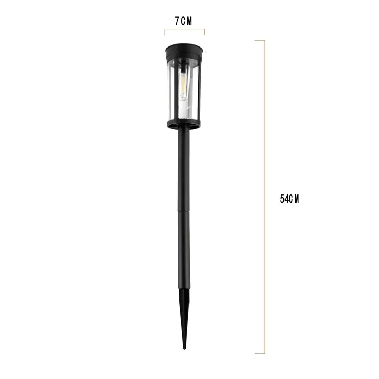 Y246 6 Luces Solares para Jardín Impermeables con Filamento de Tungsteno para Paisajismo Exterior