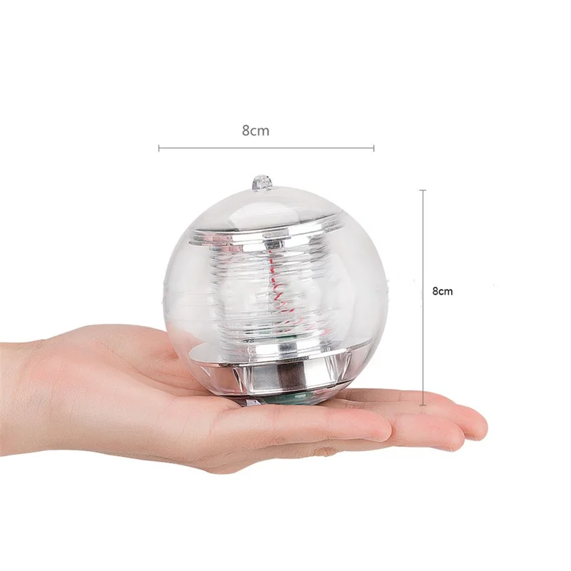 2Pcs Solar Powered Floating Lights Auto Color Changing Ball Lamps for Garden Pond Pool