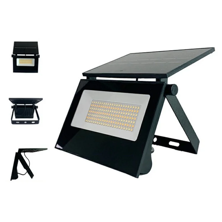 Faltbare Solar-Außenleuchte mit Bewegungssensor für Garten und Terrasse, Wandlampe mit Fernbedienung, Große Größe