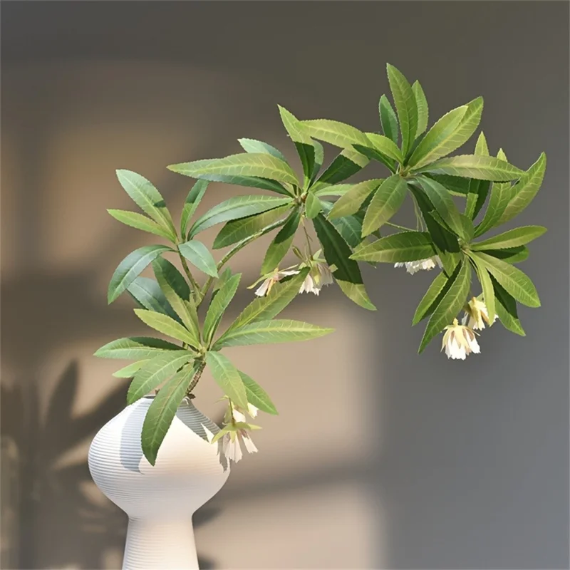 Artificial Water Stone Ficus Flower Indoor Floor Standing Plant Decor Realistic Greenery