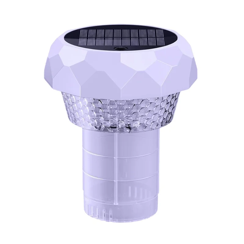 Lámpara Flotante LED Solar para Desinfección de Piscina con Fuente y Decoración de Paisaje con Control Remoto