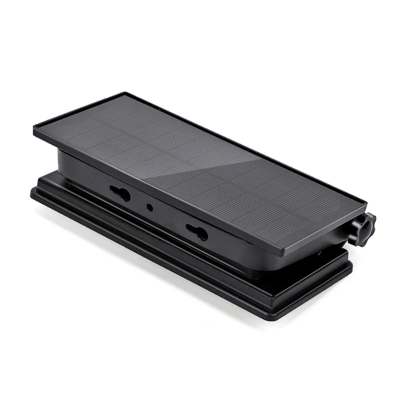 Projecteur solaire portable Camping Travail Lumière Pliable Rotative Détecteur de mouvement Lampe murale - Lumière blanche 5000K