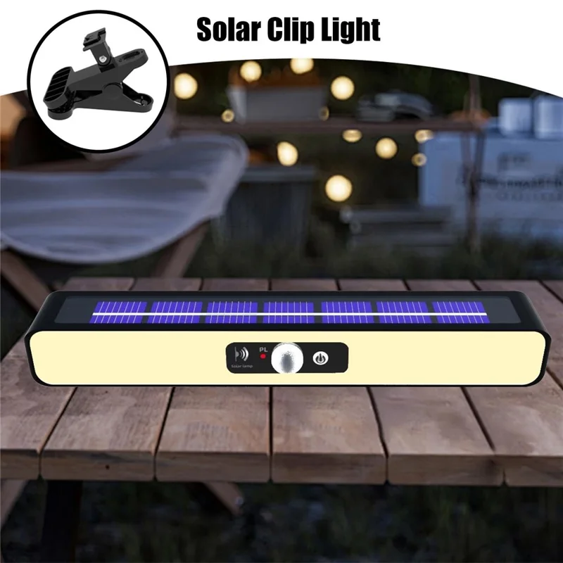 TX200GYJ 36-LED Solarleuchte für den Außenbereich, wasserdicht, mit Bewegungssensor, zum Aufclipsen an Zaun, für Garten und Hof - Warmweißes Licht