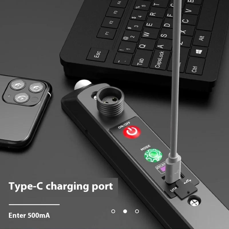 Outdoor Solar Pendant Light Motion Sensor USB Rechargeable Waterproof Garden Yard LED Lamp - White Light