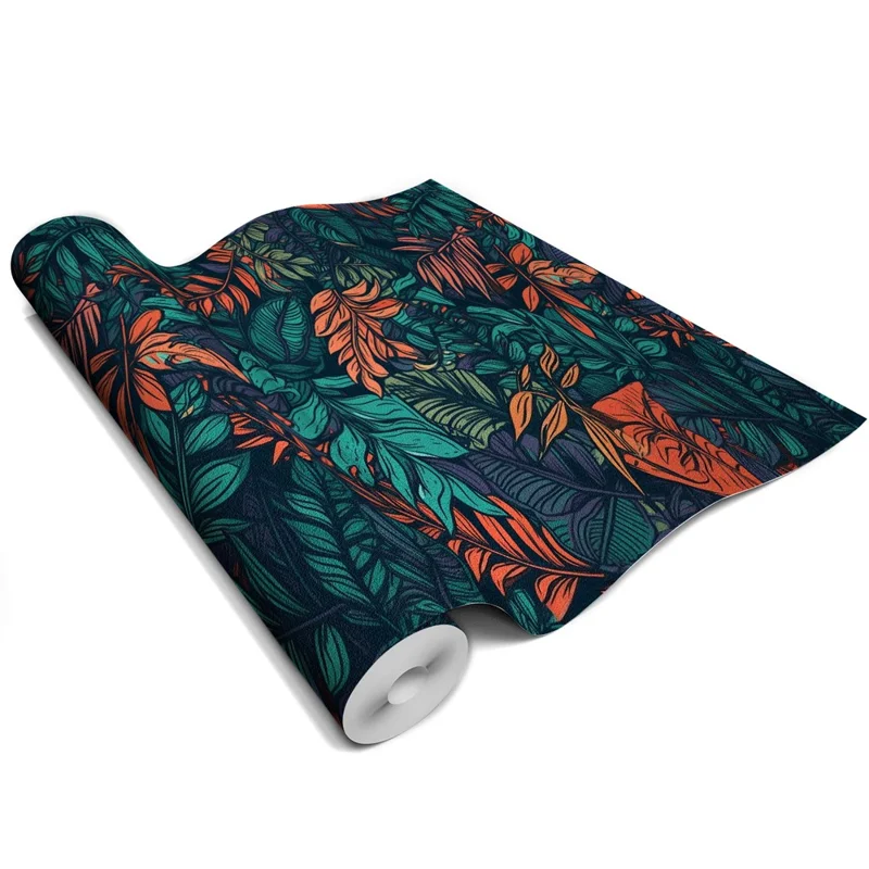 45 x 300cm Tropical Plant Self Adhesive Wallpaper Gift for Living Room Bedroom European Style Waterproof Wall Sticker - QT31