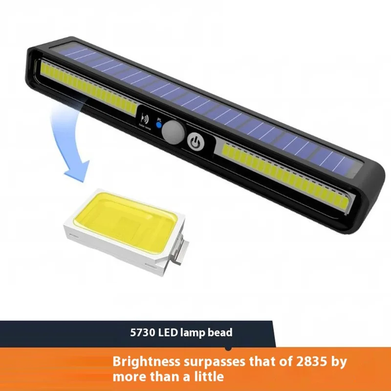 TX200JK 36-LED Outdoor Waterproof Landscape Lamp Solar Powered Motion Sensor Wall Light - Warm Light