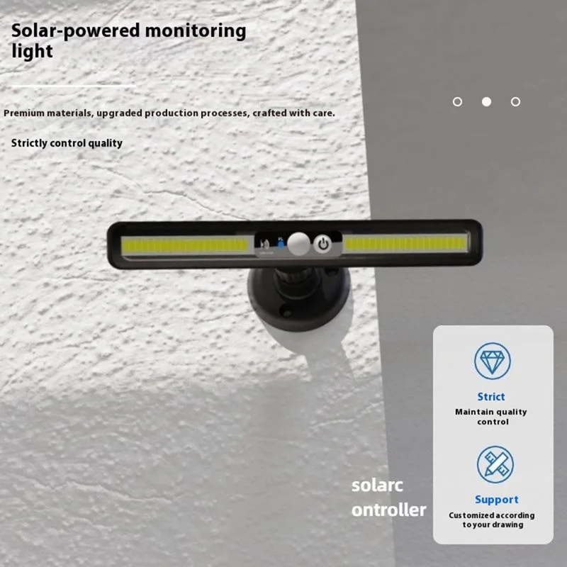 TX200JK 36-LED Outdoor Waterproof Landscape Lamp Solar Powered Motion Sensor Wall Light - Warm Light