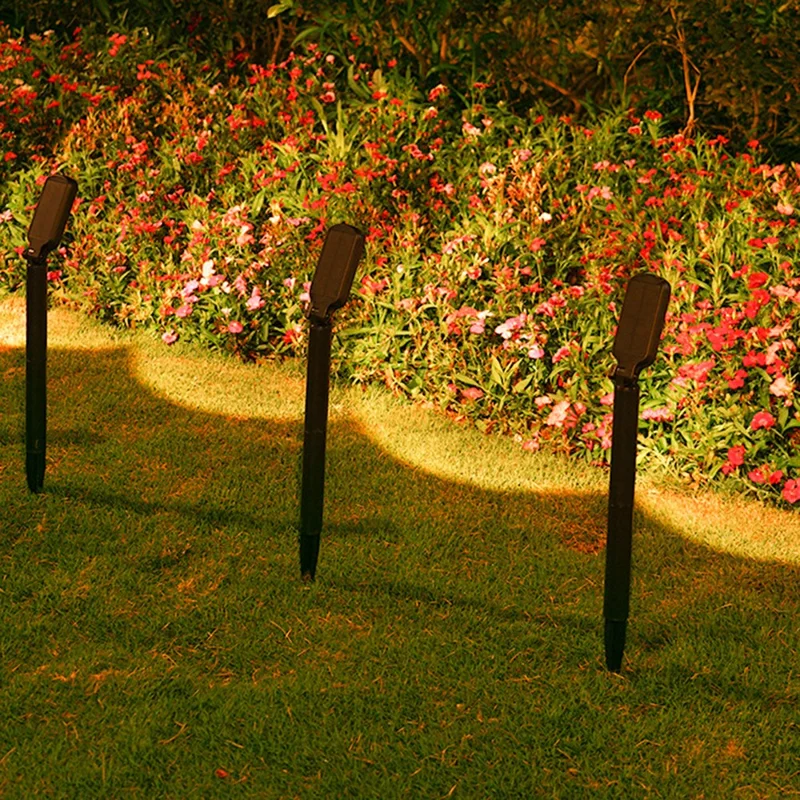 Solar Powered Lawn Light 120 Degree Adjustable Outdoor Garden Stake Spotlight Landscape Decorative Lamp