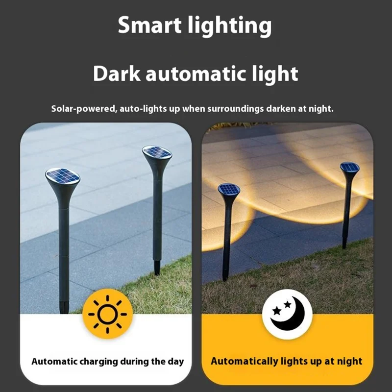 Waterproof Solar Powered Lawn Light Outdoor Garden Decorative Path Spotlight Landscape Stake Lamp