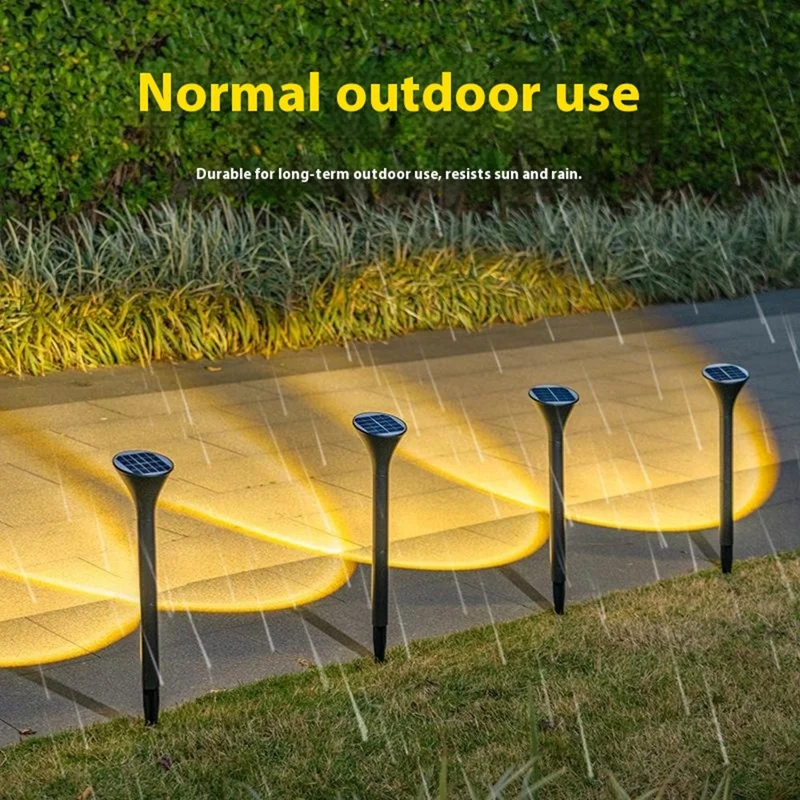Waterproof Solar Powered Lawn Light Outdoor Garden Decorative Path Spotlight Landscape Stake Lamp