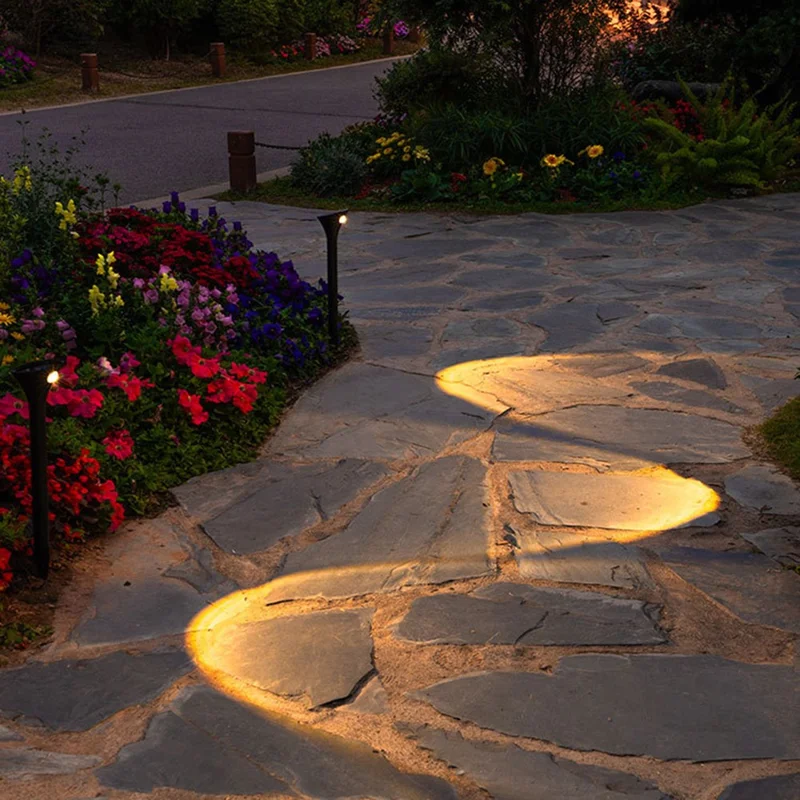 Waterproof Solar Powered Lawn Light Outdoor Garden Decorative Path Spotlight Landscape Stake Lamp