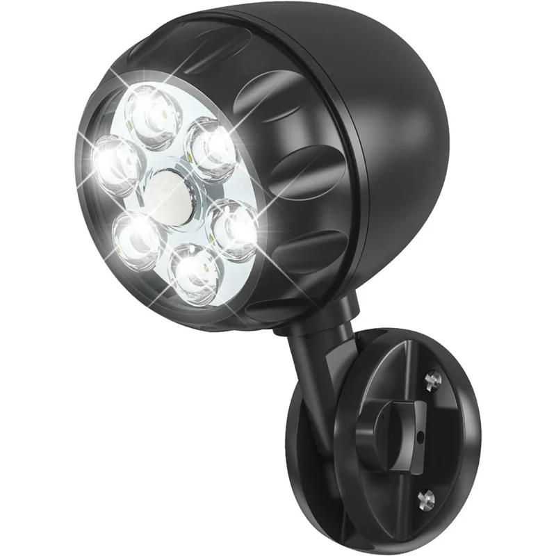 YY-4018-6 Motion Sensor Wall Light LED Outdoor Spotlight Garden Lighting Floodlight for Patio / Pathway