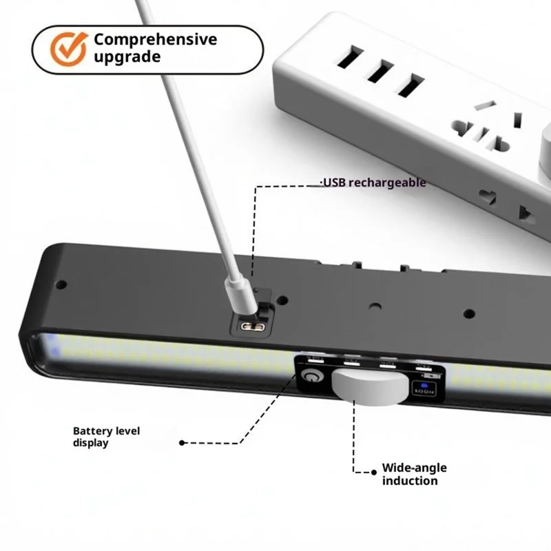 Lampe solaire magnétique à détecteur de mouvement pour jardin, clôture et allée - Lumière blanche TX280 Clip On