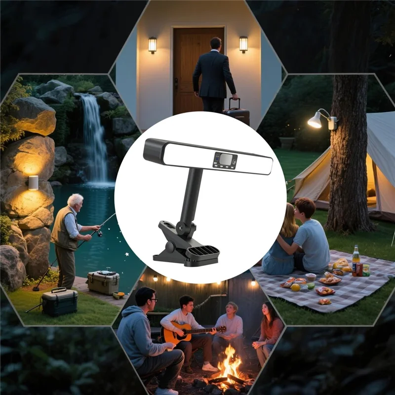 Lampe solaire magnétique à détecteur de mouvement pour jardin, clôture et allée - Lumière blanche TX280 Clip On