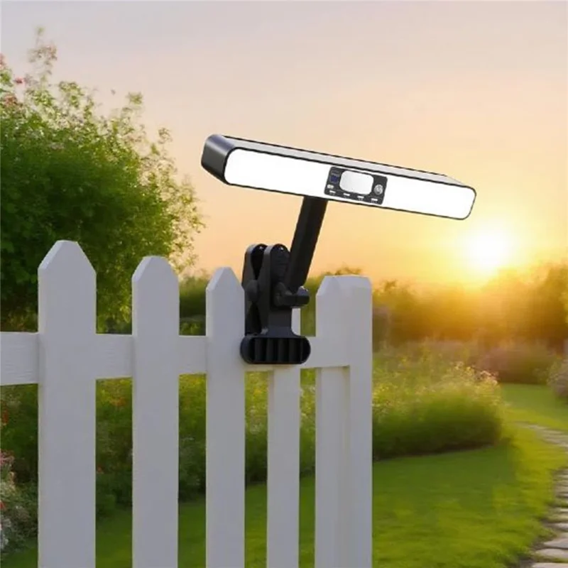 Lampe solaire magnétique à détecteur de mouvement pour jardin, clôture et allée - Lumière blanche TX280 Clip On