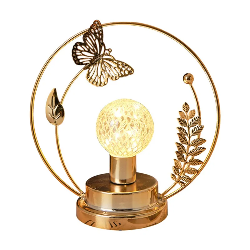 Nordic Style Night Light Decorative Table Ornament Healing Romantic Bedroom Gift Desk Lamp - Butterfly