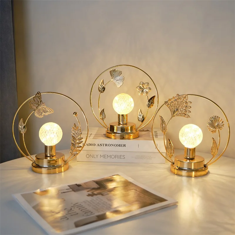 Nordic Style Night Light Decorative Table Ornament Healing Romantic Bedroom Gift Desk Lamp - Butterfly