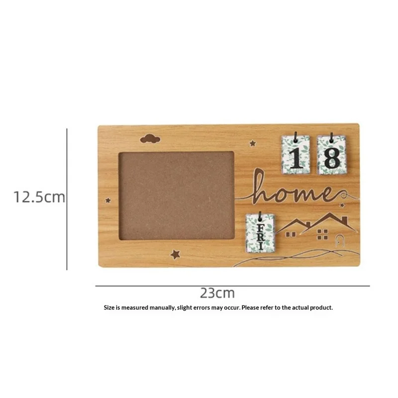 Ultrasound Photo Frame For Baby Milestone Countdown Wooden Picture Display Newborn Birth Keepsake Desk Decor - HOME house