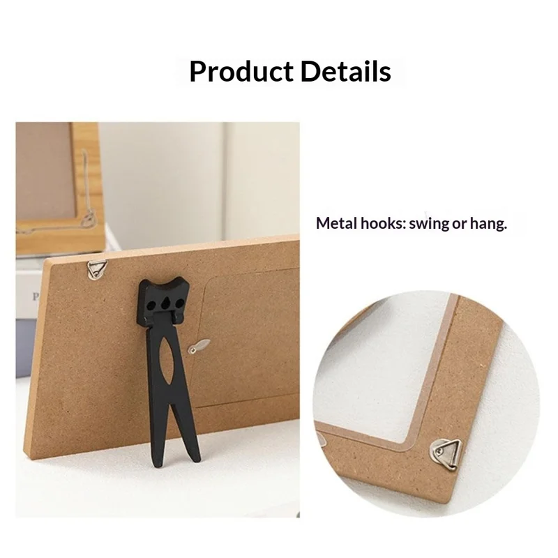 Ultrasound Photo Frame For Baby Milestone Countdown Wooden Picture Display Newborn Birth Keepsake Desk Decor - HOME house