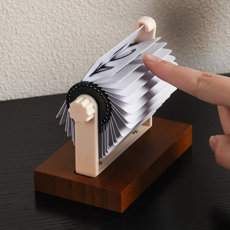 Mini Flip Perpetual Calendar Desk Date Display Minimalist Decorative Ornament for Home Office