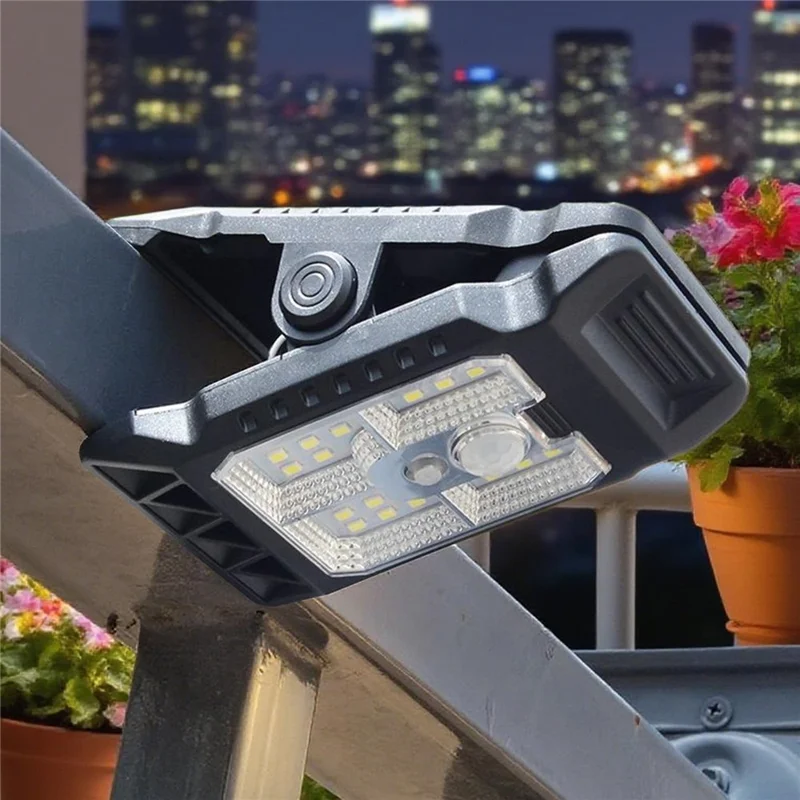 Lampada LED Solare Impermeabile YD-21A, Luce Esterna con Sensore di Movimento, da Appendere per Giardino e Cortile