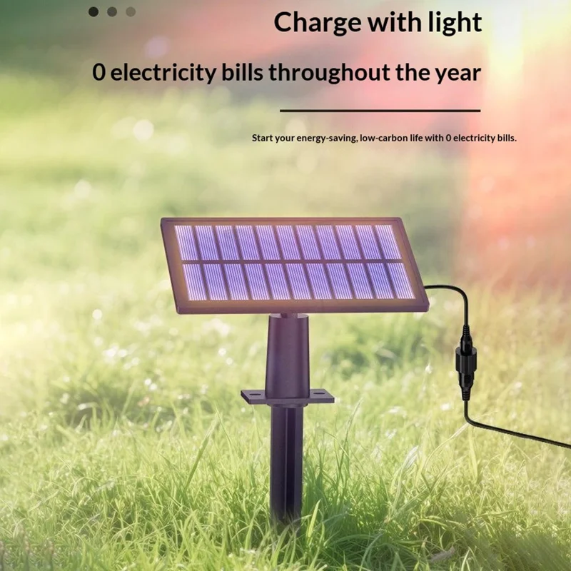 TG-JG06001 15cm Split Solar Street Light Lawn Lamp Remote Control Landscape Ambience Light for Garden Courtyard