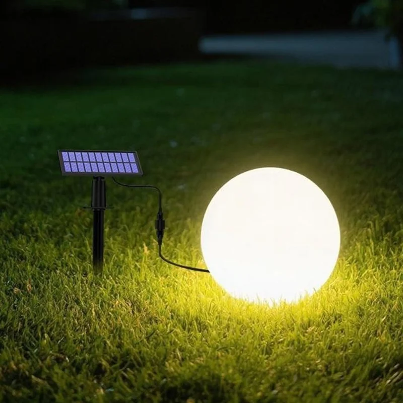 TG-JG06001 20cm Split Solar Street Light Lawn Lamp Remote Control Landscape Ambience Light for Garden Courtyard
