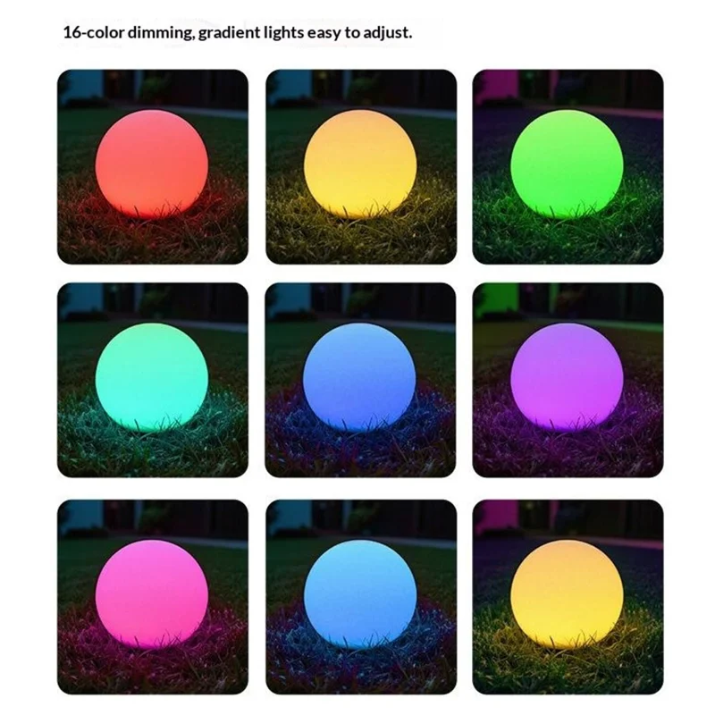 TG-JG06001 20cm Split Solar Street Light Lawn Lamp Remote Control Landscape Ambience Light for Garden Courtyard