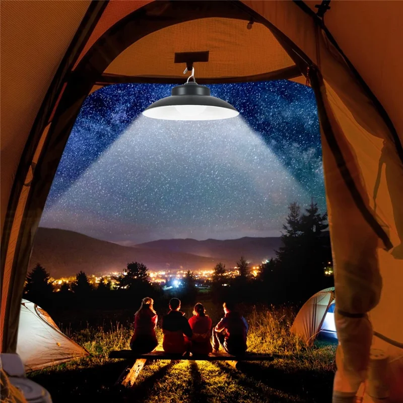 Einzelner Solar-Hängeleuchte mit IP65 Wasserschutz, Bewegungssensor, Fernbedienung, für Garage und Außenbereich