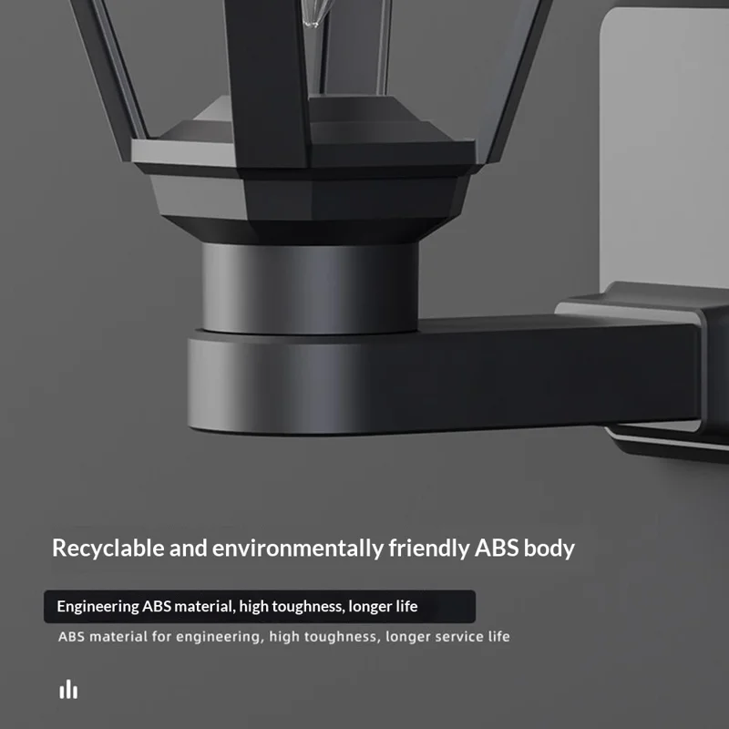 30 W, 2700 K, warmweißer COB-Gartenleuchte, an der Wand montiert, solarbetriebene Außenlandscapelampe