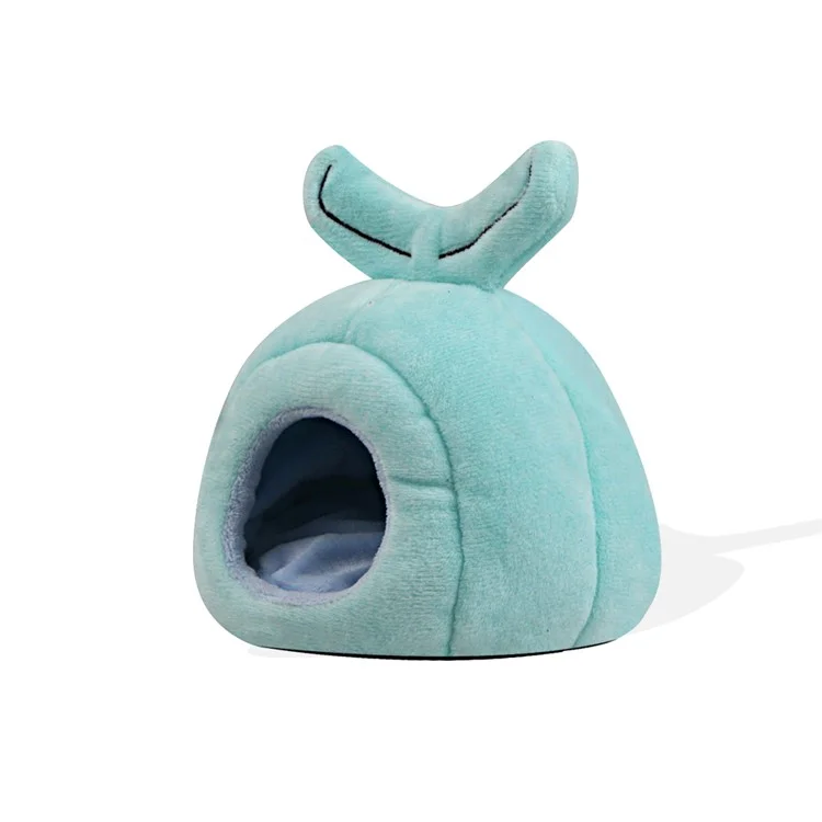 TG-PB079 Nido Para Dormir en Forma de Ballena Cama de Hámster de Invierno Para Animal Peludo