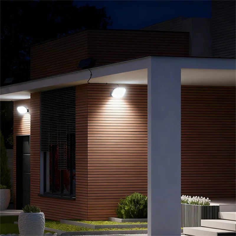 TG-TY17301 Solar Motion Sensor Wall Light 148 LED PIR Remote Control 3 Modes Security Light for Outdoor Garden